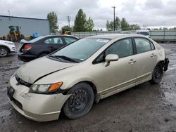Salvage cars for sale from Copart Portland, OR: 2007 Honda Civic LX