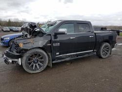 Salvage cars for sale from Copart Bowmanville, ON: 2015 Dodge RAM 1500 Longhorn
