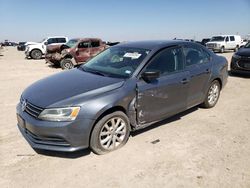Salvage cars for sale at Amarillo, TX auction: 2015 Volkswagen Jetta SE