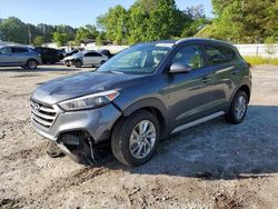 Vehiculos salvage en venta de Copart Fairburn, GA: 2017 Hyundai Tucson Limited