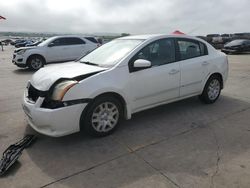 Salvage cars for sale at Grand Prairie, TX auction: 2010 Nissan Sentra 2.0