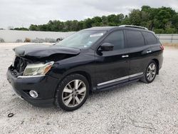 Salvage cars for sale at New Braunfels, TX auction: 2014 Nissan Pathfinder S
