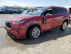 Toyota Highlander Limited salvage cars for sale: 2021 Toyota Highlander Limited