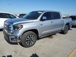 Toyota Tundra salvage cars for sale: 2019 Toyota Tundra Crewmax Limited