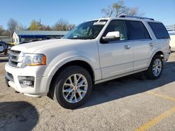 Salvage cars for sale at Wichita, KS auction: 2017 Ford Expedition Limited