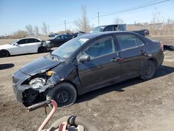 Salvage cars for sale from Copart Montreal Est, QC: 2009 Toyota Yaris