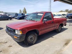 Salvage cars for sale from Copart Hayward, CA: 1992 Toyota Pickup 1/2 TON Short Wheelbase STB