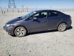 Salvage cars for sale from Copart Adelanto, CA: 2015 Honda Civic LX