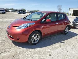 Nissan Leaf SV salvage cars for sale: 2012 Nissan Leaf SV