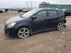 Salvage cars for sale at Elgin, IL auction: 2009 Pontiac Vibe GT