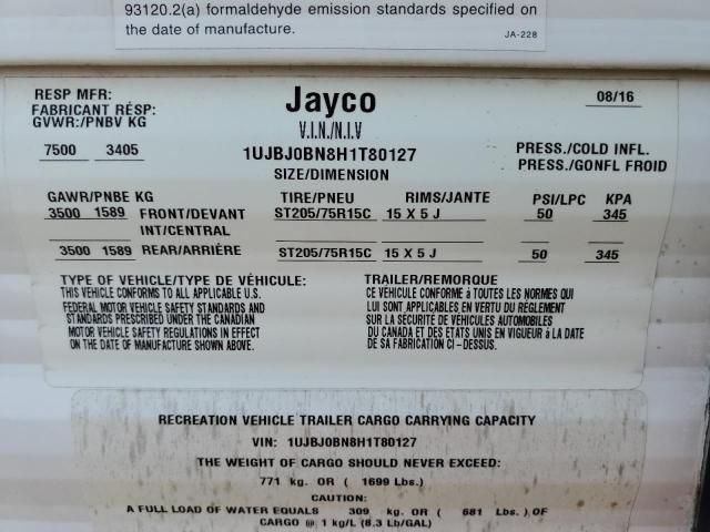 2017 Jayco JAY Flight