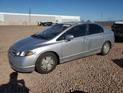 Salvage cars for sale at Phoenix, AZ auction: 2008 Honda Civic Hybrid