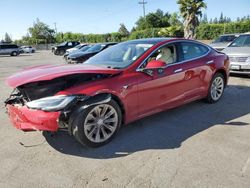 Salvage cars for sale at San Martin, CA auction: 2018 Tesla Model S