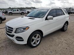 Salvage cars for sale at Houston, TX auction: 2016 Mercedes-Benz GLE 350