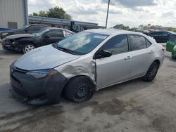 Salvage cars for sale from Copart Orlando, FL: 2018 Toyota Corolla L