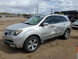 Salvage cars for sale at Colorado Springs, CO auction: 2012 Acura MDX Technology