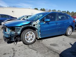 Salvage cars for sale from Copart Exeter, RI: 2017 Subaru Impreza Premium Plus