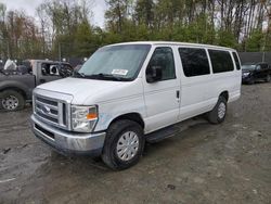 Salvage trucks for sale at Waldorf, MD auction: 2013 Ford Econoline E350 Super Duty Wagon