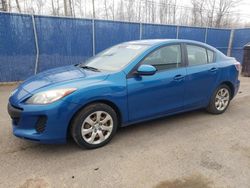 Salvage cars for sale from Copart Moncton, NB: 2012 Mazda 3 I