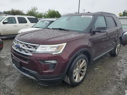 Salvage cars for sale from Copart Sacramento, CA: 2018 Ford Explorer XLT