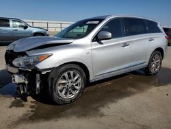 Salvage cars for sale from Copart Fresno, CA: 2014 Infiniti QX60