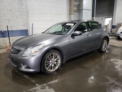 Salvage cars for sale from Copart Ham Lake, MN: 2012 Infiniti G37