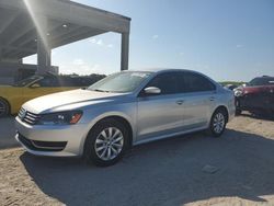 Salvage cars for sale at West Palm Beach, FL auction: 2015 Volkswagen Passat S