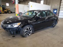 Salvage cars for sale from Copart Blaine, MN: 2017 Honda Accord EXL