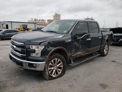 Salvage trucks for sale at New Orleans, LA auction: 2015 Ford F150 Supercrew