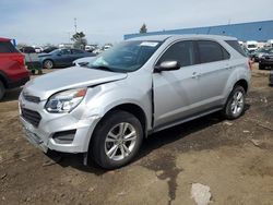 2016 Chevrolet Equinox LS en venta en Woodhaven, MI