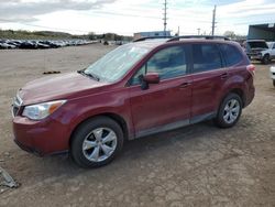 Salvage cars for sale at Colorado Springs, CO auction: 2015 Subaru Forester 2.5I Premium