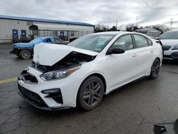 Salvage cars for sale from Copart Pennsburg, PA: 2021 KIA Forte GT Line