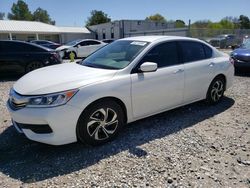 Honda Accord LX salvage cars for sale: 2016 Honda Accord LX