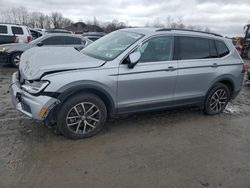 Salvage cars for sale at Duryea, PA auction: 2021 Volkswagen Tiguan SE