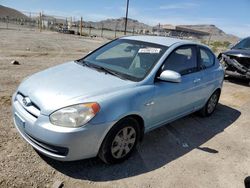 Hyundai Accent salvage cars for sale: 2010 Hyundai Accent Blue