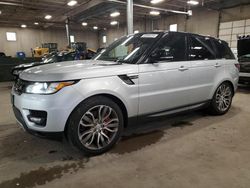 Salvage cars for sale from Copart Blaine, MN: 2015 Land Rover Range Rover Sport SC