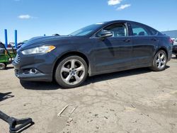 Salvage cars for sale from Copart Woodhaven, MI: 2014 Ford Fusion SE