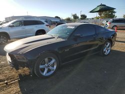 Salvage cars for sale from Copart San Diego, CA: 2011 Ford Mustang GT