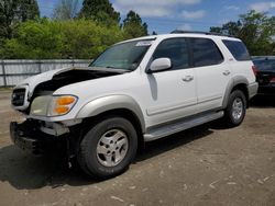 Salvage cars for sale at Hampton, VA auction: 2003 Toyota Sequoia SR5