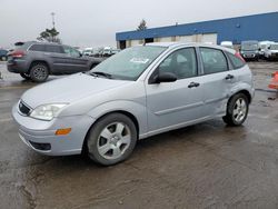 Ford Focus salvage cars for sale: 2007 Ford Focus ZX5