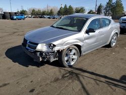 Salvage cars for sale at Denver, CO auction: 2013 Dodge Avenger SE
