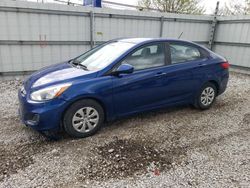 Salvage cars for sale from Copart Walton, KY: 2016 Hyundai Accent SE