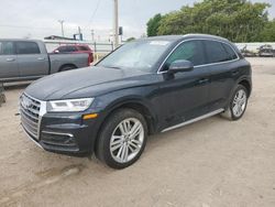 Salvage cars for sale from Copart Oklahoma City, OK: 2020 Audi Q5 Prestige