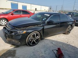 Salvage cars for sale at Haslet, TX auction: 2019 Honda Accord Sport