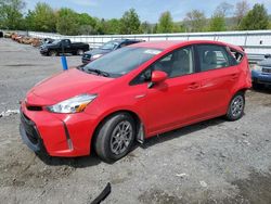 Salvage cars for sale at Grantville, PA auction: 2016 Toyota Prius V