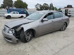 Salvage cars for sale at Hayward, CA auction: 2007 Infiniti G35