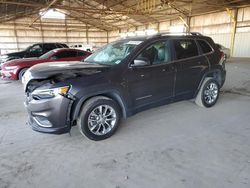 Jeep salvage cars for sale: 2021 Jeep Cherokee Latitude Plus