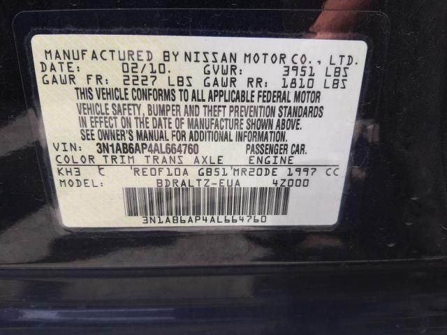 2010 Nissan Sentra 2.0