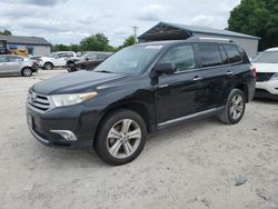 Salvage cars for sale from Copart Midway, FL: 2013 Toyota Highlander Limited