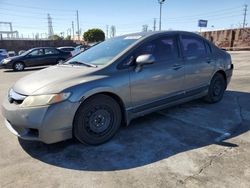 Salvage cars for sale from Copart Wilmington, CA: 2010 Honda Civic LX